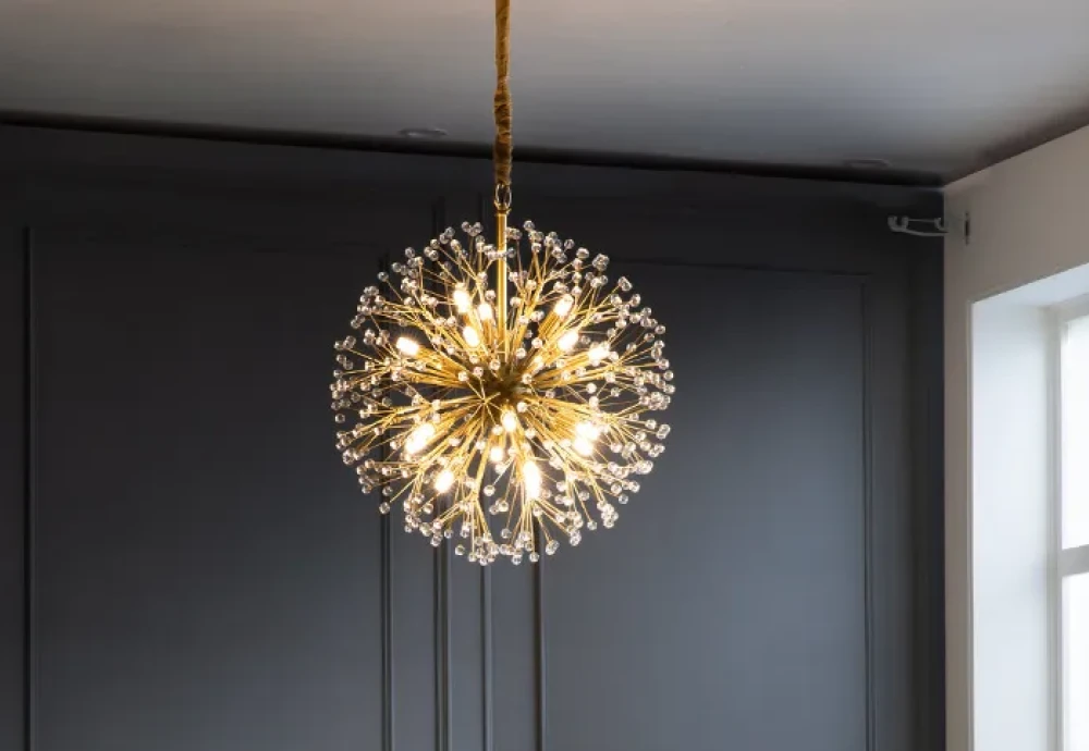 globe ceiling chandelier