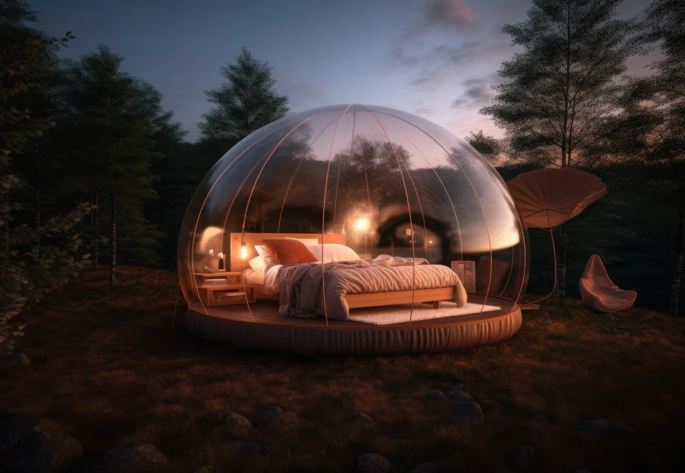 what is a bubble tent