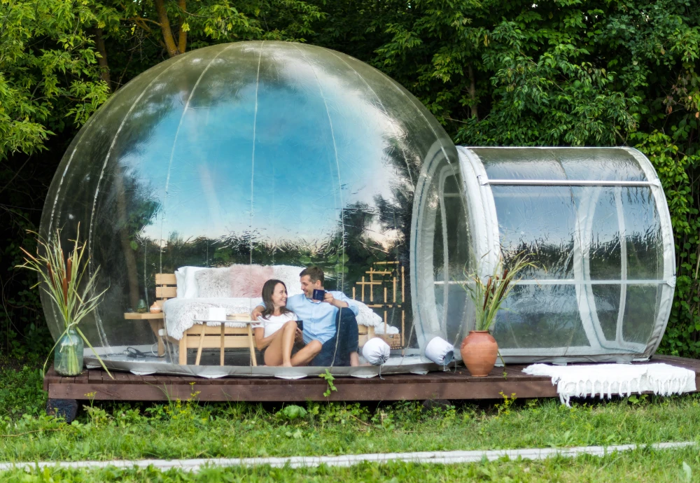 camping clear inflatable bubble tent
