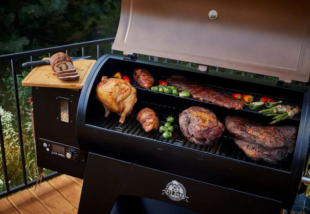 barbecue grill and smoker combo